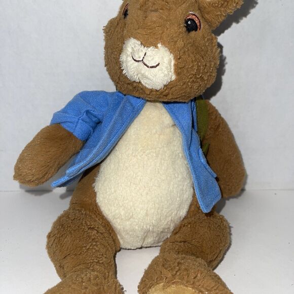 PETER RABBIT Plush 12” GUND With Messenger Bag 2015 Nickelodeon - Picture 3 of 10
